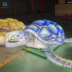 Lanternes de modèle animal grandeur nature de décoration de festival de FL-44 lanterne de <span class=keywords><strong>tortue</strong></span> de mer - Product Image 1