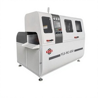 Máquina de Corte de Aluminio Automática sin Cola YLS-NC-650, Sierra Servo con Cuchilla de 650 mm para Taller de Fabricación de Puertas y Ventanas
