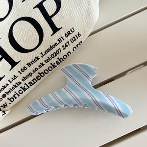 Pince à cheveux pour femme, nouvelle collection, élégante et simple, en acrylique, série bleu lac géométrique, vente en gros - Product Image 5