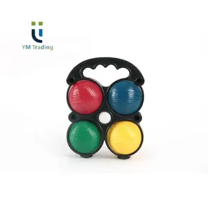 Открытый семья шары De Petanque Игры Портативный Бочче шары комплект ювелирных изделий для командной игры