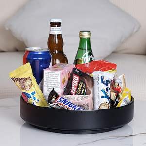 Estante giratorio de acero metálico de 10 pulgadas para especias, organizador Lazy Susan para gabinete, despensa, refrigerador, <span class=keywords><strong>encimera</strong></span> - Product Image 5