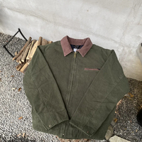 Veste de travail en toile de style américain du fabricant, manteau classique style Detroit, haut à capuche tendance pour hommes et femmes