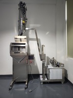 Machine de pesage et de remplissage semi-automatique pour granulés, riz, café, maïs, poudre