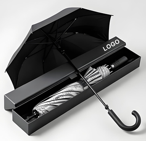 Caja Conmemorativa Clásica Negra para Paraguas de Oración con Diseño de Cruz, <span class=keywords><strong>un</strong></span> Recuerdo Significativo para Funerales <span class=keywords><strong>y</strong></span> Eventos Religiosos - Product Image 3