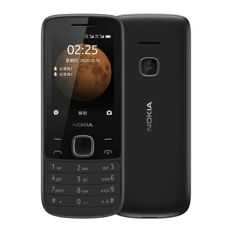 NokiaPhone 2.4" Anzeige Doppel-SIM 4G Netzwerk 1150mAh Droschknopf Tastatur Funktion Telefon