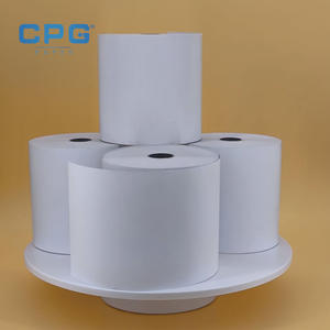กระดาษม้วนความร้อนสีขาวเรียบ ขนาด 80x70 มม. 48 แกรม สำหรับเครื่องพิมพ์ร้านอาหารและเครื่องบันทึกเงินสด ผลิตตามสั่งจากโรงงาน - Product Image 1