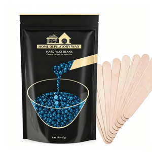 Perles de cire dure dépilatoire pour le visage, OEM usine, 1 lb, indolores, sans bande, pour femmes et hommes, usage en salon - Product Image 1