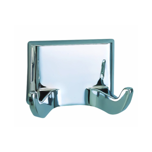 ตะขอแขวนเสื้อคลุมโครเมียมคู่ รุ่นคลาสสิก ติดผนัง คุณภาพรับประกัน อุปกรณ์ห้องน้ำ ปี 2025 - Product Image 2