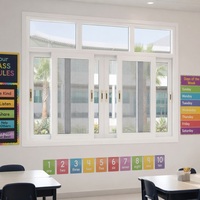 Ventanas Corredizas de Aluminio con Doble Acristalamiento, Resistentes al Viento, con Diseño Moderno, Certificación Energy Star, Garantía de 3 Años para Exteriores de Viviendas