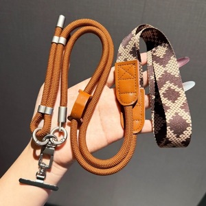 Fashionable vintage hanging string Patterned mobile phone <b>lanyard</b> Cross-body strap and adjustable design Strong collar rope - Product Image 2