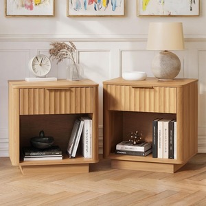 Table de chevet moderne du milieu du siècle, tables de chevet contemporaines avec tiroirs, vente en gros pour la chambre à coucher, le salon, table de chevet chambre - Product Image 3