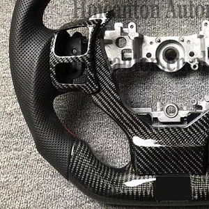 Volant en cuir perforé en Fiber de carbone en gros à bas prix pour volant de voiture Lexus ES GS RX IS CT200 - Product Image 6