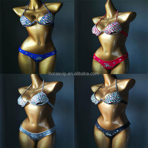 Traje de Baño Monokini Sexy con Aberturas y Diamantes para Mujer, Disfraz para Carnaval, Desfile, Lunes - Product Image 6