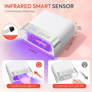 Lámpara UV LED para Uñas de 168W, 36 LED, Secador de Esmalte en Gel con Sensor Automático, 4 Temporizadores, Herramienta Profesional para Manicura y Salón - Product Image 6