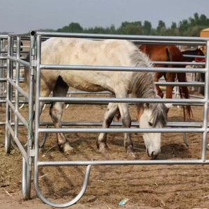 Cercado de animales de granja y ganado con paneles de ganado de metal galvanizado portátiles Paneles de corral de <span class=keywords><strong>caballos</strong></span> y puertas Enrejado y paneles de patio - Product Image 1