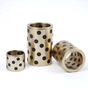 <span class=keywords><strong>Manchon</strong></span> en cuivre graphite JDB, roulement à lubrification solide autolubrifiant, bride en laiton haute résistance, construction résistante à l'usure - Product Image 5