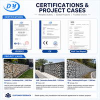Mur de jardin en gabions galvanisés pour maison - Tailles personnalisables - Marque Ding Yang