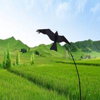 Nouveauté 2026 : Cerfs-volants noirs effaroucheurs d'oiseaux (Aigle) – Faciles à utiliser, pour l'agriculture, vente en gros
