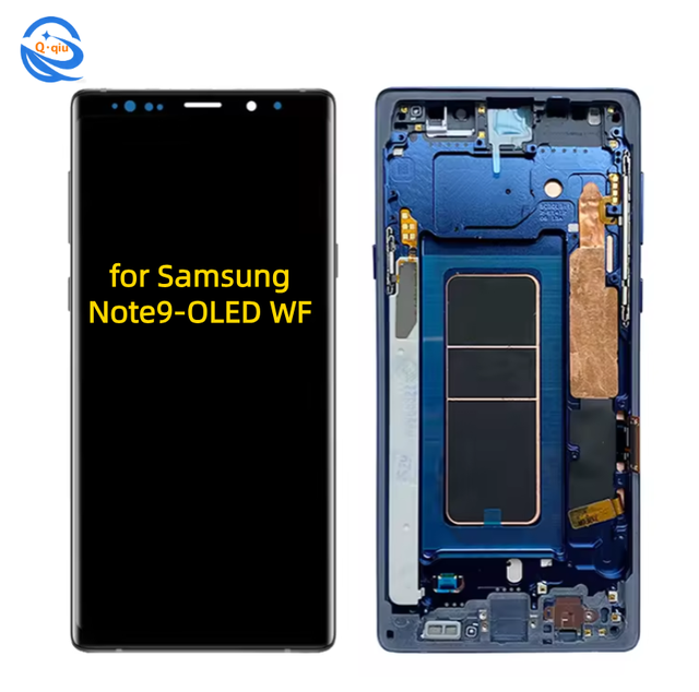 For for Note 9 OLED LCD Display with Frame Touch Screen Replacement 1-Year Warranty 300-350cd Luminance