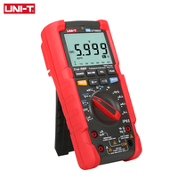 Multimètre numérique industriel UNI-T UT195DS, sélection automatique de la plage, certifié CE, étanche IP65, lampe torche, testeur de tension de phase de moteur AC/DC