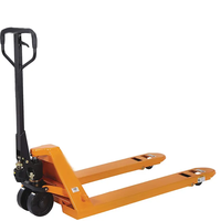 1500kg 2ton 3ton 3 4 Ton 5000kg 10t Carro hidráulico Mini Transpaleta manual 1,5 m Carretilla elevadora de elevación de horquilla larga Carretilla elevadora pequeña