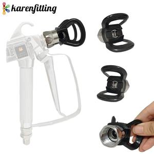 Base de protection pour buse de pulvérisateur de peinture sans air en acier inoxydable - Product Image 1