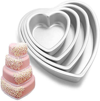 4 pouces 6 pouces 8 pouces Moule à gâteau Love Moule à gâteau au fromage en forme de coeur