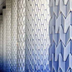 Ladrillos de pared Interior de diseño creativo de alto rendimiento, decoración del hogar, ladrillos de hormigón curados con vapor de fuego sólido 3D - Product Image 1