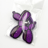 Nouveau pendentif de sac en forme de chien ballon orné de diamants, un accessoire créatif, un article très vendu à l'international
