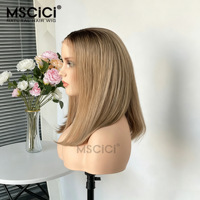 Perruque Lace Front Transparente MSCICI 13x6 Cheveux Indiens Vierges Texture Lisse Naturelle Fournisseur de Cheveux en Gros Perruque 100% Cheveux Humains
