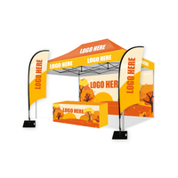 Gazebo commercial moderne 10x15 pieds, imperméable, portable, avec logo personnalisé, installation facile, tente pliante réglable pour activités de plein air