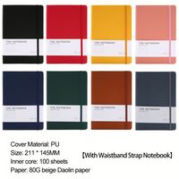 Hochwertiges Persönliches Soft-Touch Notizbuch mit Individuellem Taillendruck Marken-Notizbuch PU Hardcover A5 mit Logo
