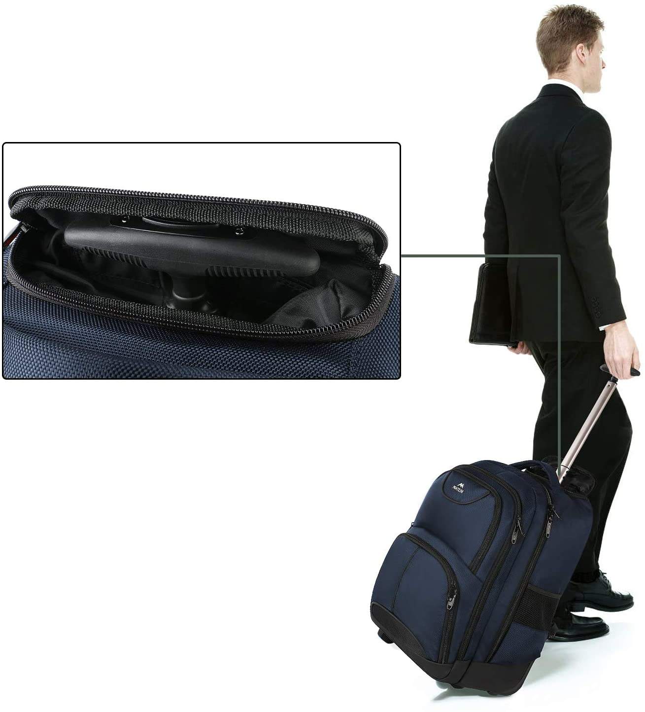 Amazon Borse Trolley Da Viaggio Zaino Trolley Per Laptop Da Uomo