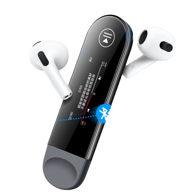 New Design OEM Walkman Type C USB Memory Sticker Folder Music Flash Driver 32GB Bluetooth Mini Portable Mp3 Player for Student