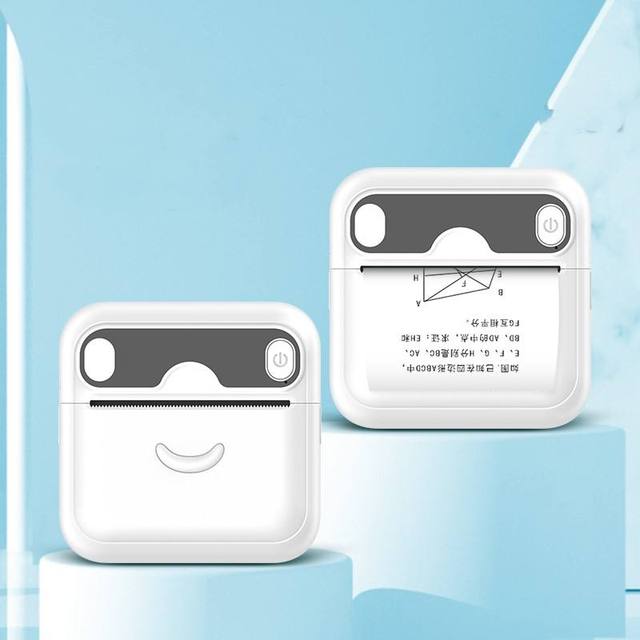 Pocket Mini Label Printer Inkless Thermal Printer Wireless Photo Printer