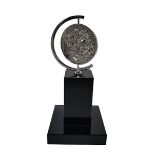 Trofeos y Placas de Premios <span class=keywords><strong>Tony</strong></span> de Metal Negro Plateado con Logotipo Personalizado al por Mayor de Fábrica 2026, Regalo de Recuerdo - Product Image 1