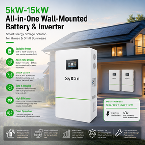 ระบบจัดเก็บพลังงานแบบติดผนังออลอินวัน OEM ODM ขนาด 5kWh-15kWh พร้อมแบตเตอรี่และระบบไฮบริดสำหรับโซลาร์บ้าน - Product Image 3