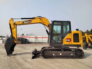 Mini Excavadora Hidráulica de 7.5 Toneladas de Peso Operativo, Tipo Oruga SY75, para Aplicaciones de Construcción - Product Image 3