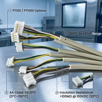 Sensor de Temperatura Sanitario PROG-SR101-2 PT100 PT1000 Clase AA B para Espacios de Instalación Compactos