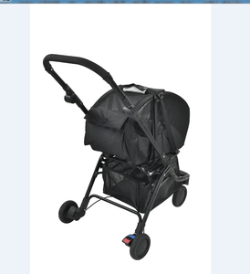 Poussette extérieure pliante de haute qualité pour chien et chat Portable Pet Trolley Dog Trolley avec 4 roues - Product Image 4