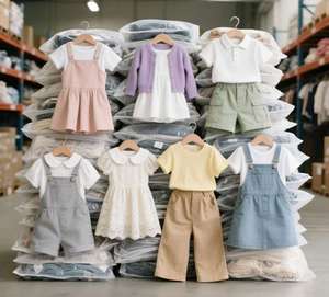 เสื้อผ้าเด็กขายดียกกระสอบ แบรนด์ใหม่ เสื้อผ้าเด็กจำนวนมาก Ropa De Bebe, ขายส่งเสื้อผ้าเด็กแบรนด์ดัง ของเกินสต็อก - Product Image 1