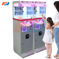 Mini machine à griffes commerciale pour arcade, grue à monnayeur avec structure métallique, garantie 1 an, support en anglais