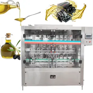 Low Price Oil Bottling Line Sunflower Olive Palm Vegetable Edible Cooking Olive Oil Filling Machine fully automatic