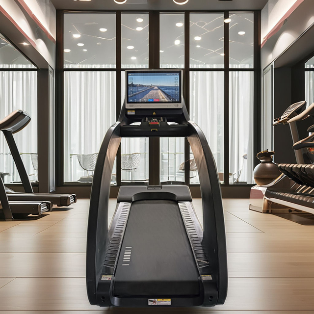 YX Commercial Gym Fitness Cardio Training Running Machine Treadmill With LCD Touch Screen Peak Power 8.0 HP AC