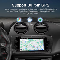 Reproductor de CD con Pantalla Táctil HD de 7 Pulgadas, CarPlay Inalámbrico, Android Auto, GPS Integrado para Todos los Autos VW con SIM 4G