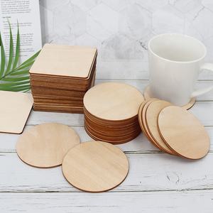 Vietnam Factory Classic Manufacture Custom 3MM Plywood Unfinished Wood <b>Coasters</b> <b>for</b> <b>Drink</b> - Product Image 1