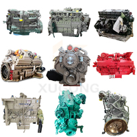 Ensemble moteur diesel 6 cylindres en ligne 4 temps QSB6.7 Ism Isx15 4BT pour la propulsion marine Cummins
