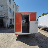 Remorque commerciale mobile avec cuisine complète, chariot alimentaire, remorques à hamburgers Fred