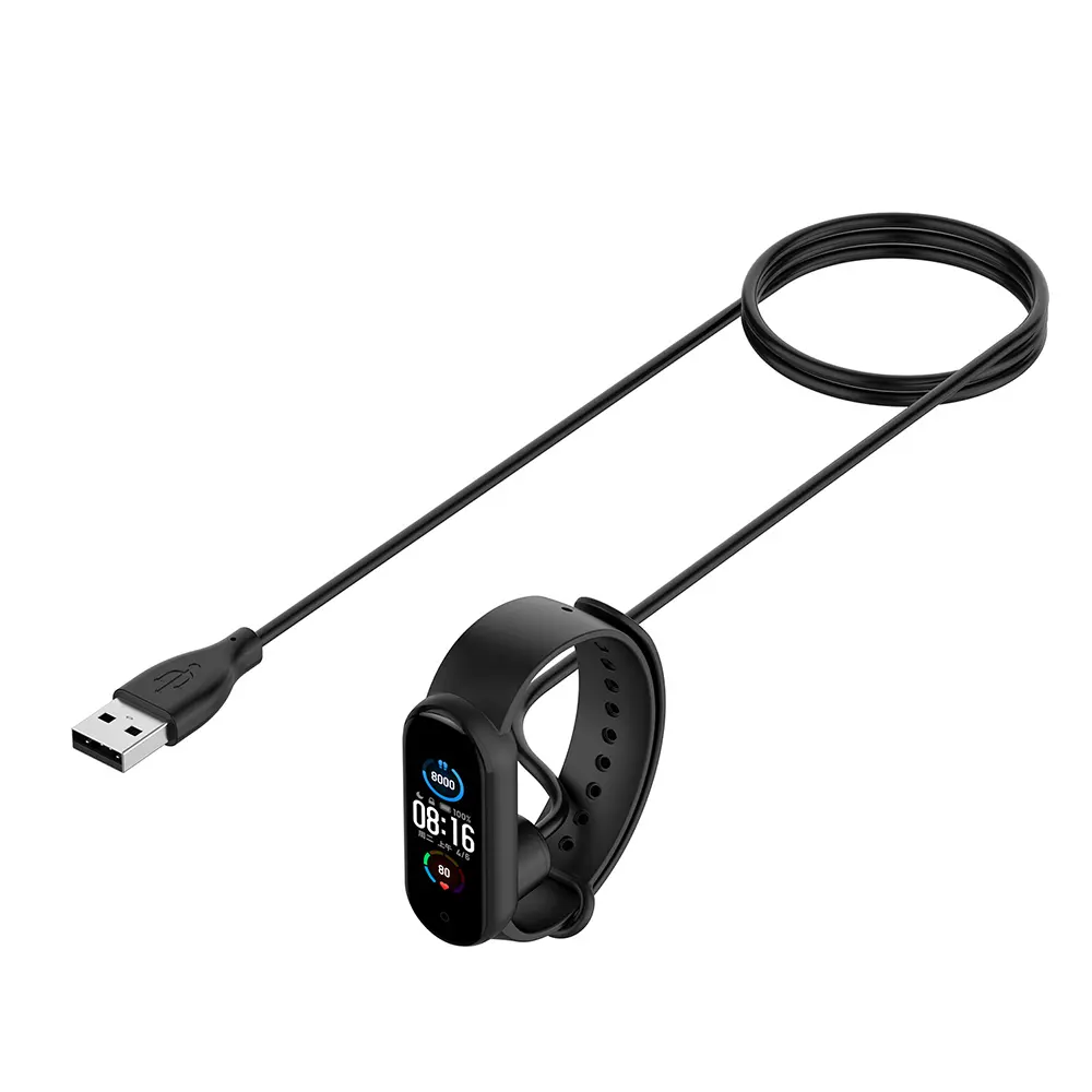 USB Магнитный зарядный кабель для Xiaomi Mi Band 5 Mi band6 Mi Band 7 зарядный кабель зажим