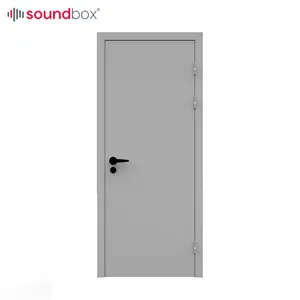 Porte acoustique de bureau insonorisée Allemagne Expansion thermique Porte acoustique à bande hermétique anti-fumée